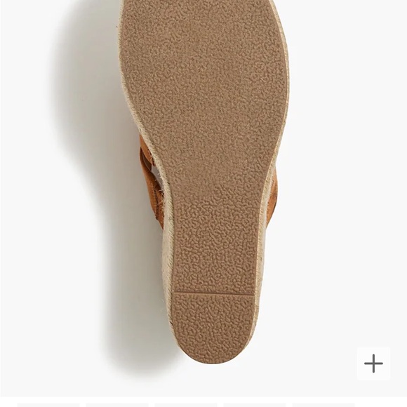NWT J.Crew Factory Wide-Strap Espadrille Mule Wedges - Picture 6 of 6